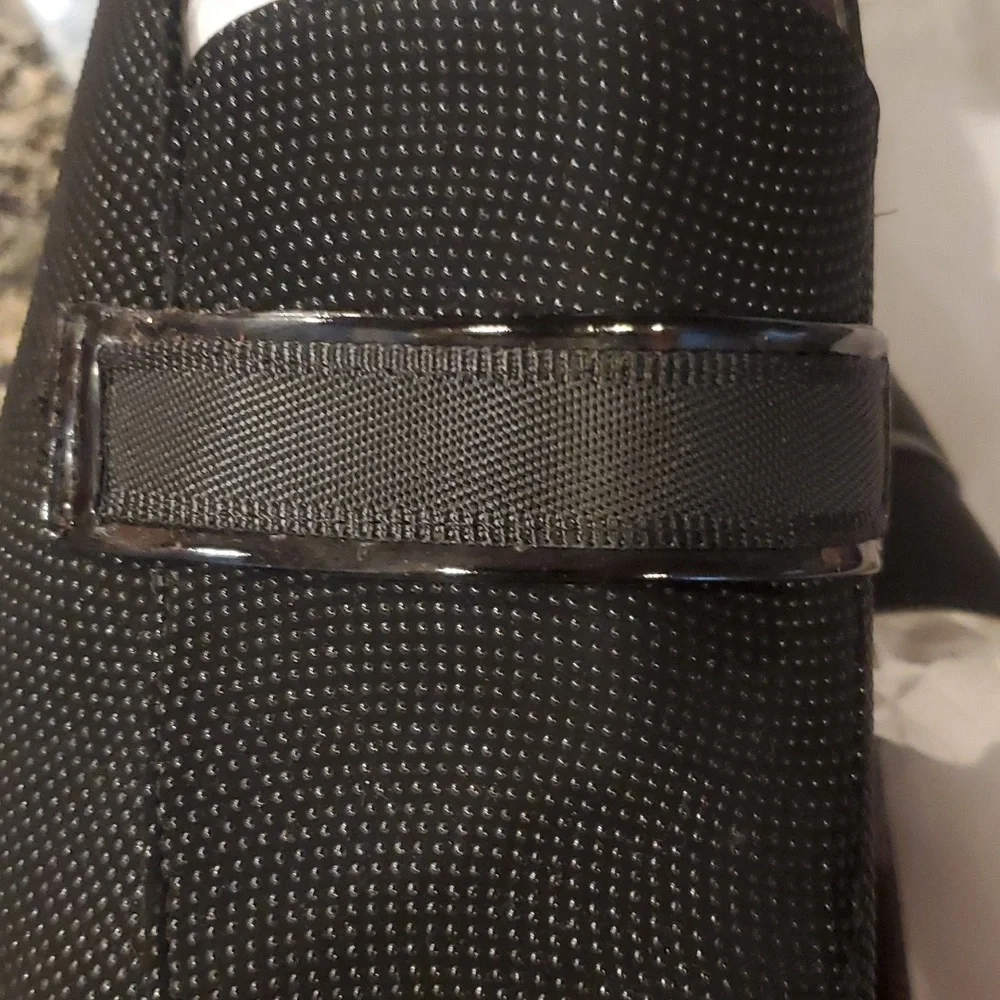 Men's Milano footwear black beaded look slip on dress shoes EUC worn once - Picture 4 of 5